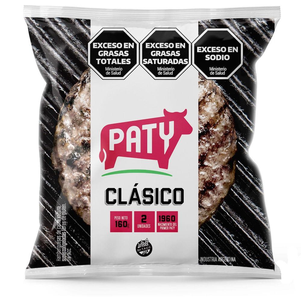 HAMBURGUESA CLASICA PATY x 2u