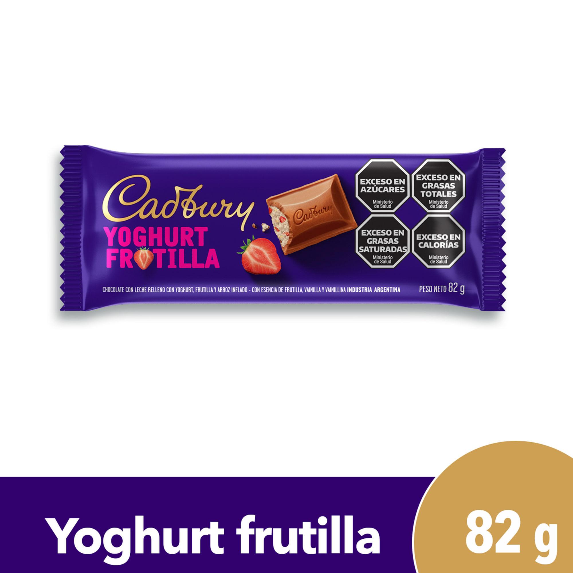 CHOCOLATE CADBURY YOGHURT FRUTILLA x 82g