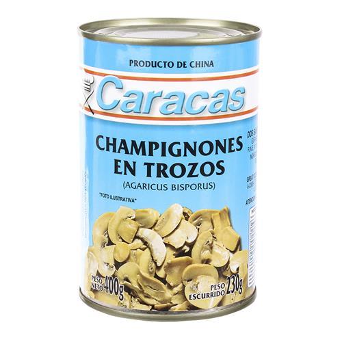 CHAMPIGNONES EN TROZOS CARACAS x400grs