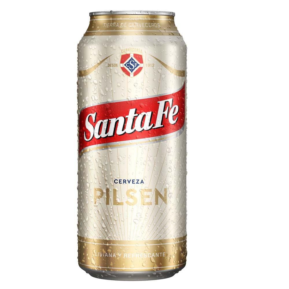 CERVEZA SANTA FE PILSEN x 473ml
