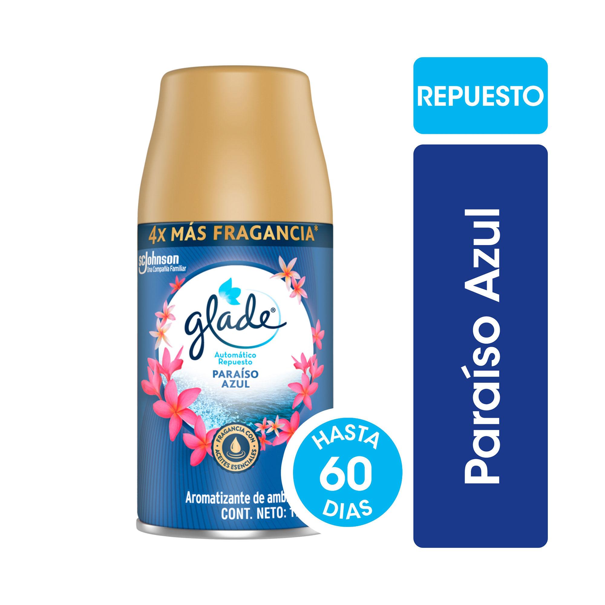 GLADE AROMAT AUTOM PARAISO AZUL REP x 270cm3