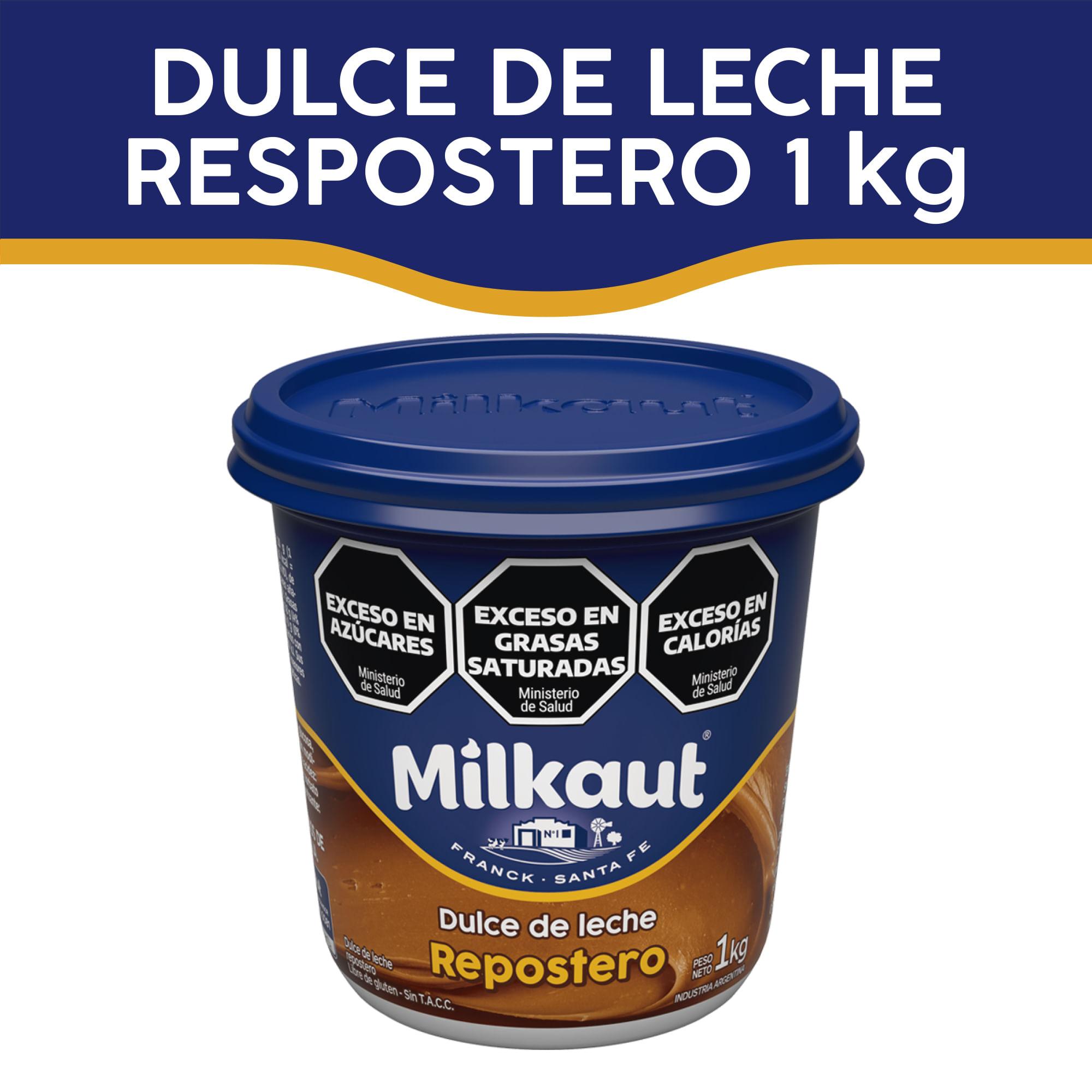 DULCE DE LECHE REPOSTERO MILKAUT x 1kg