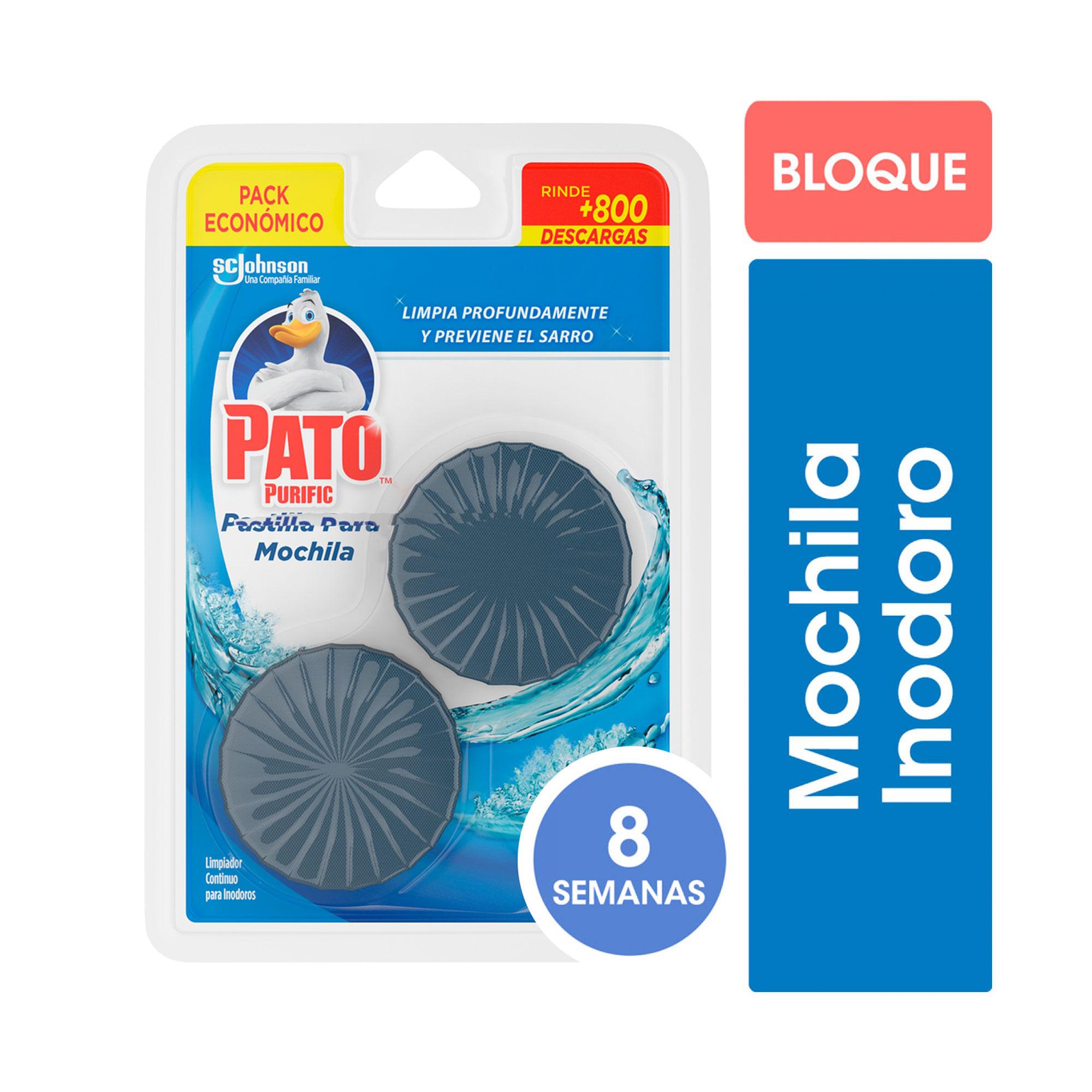 BLOQUE MOCHILA PATO PURIFIC 2x80grs