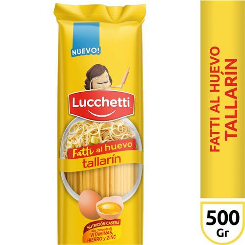 FIDEOS TALLARIN HUEVO LUCCHETTI x 500g