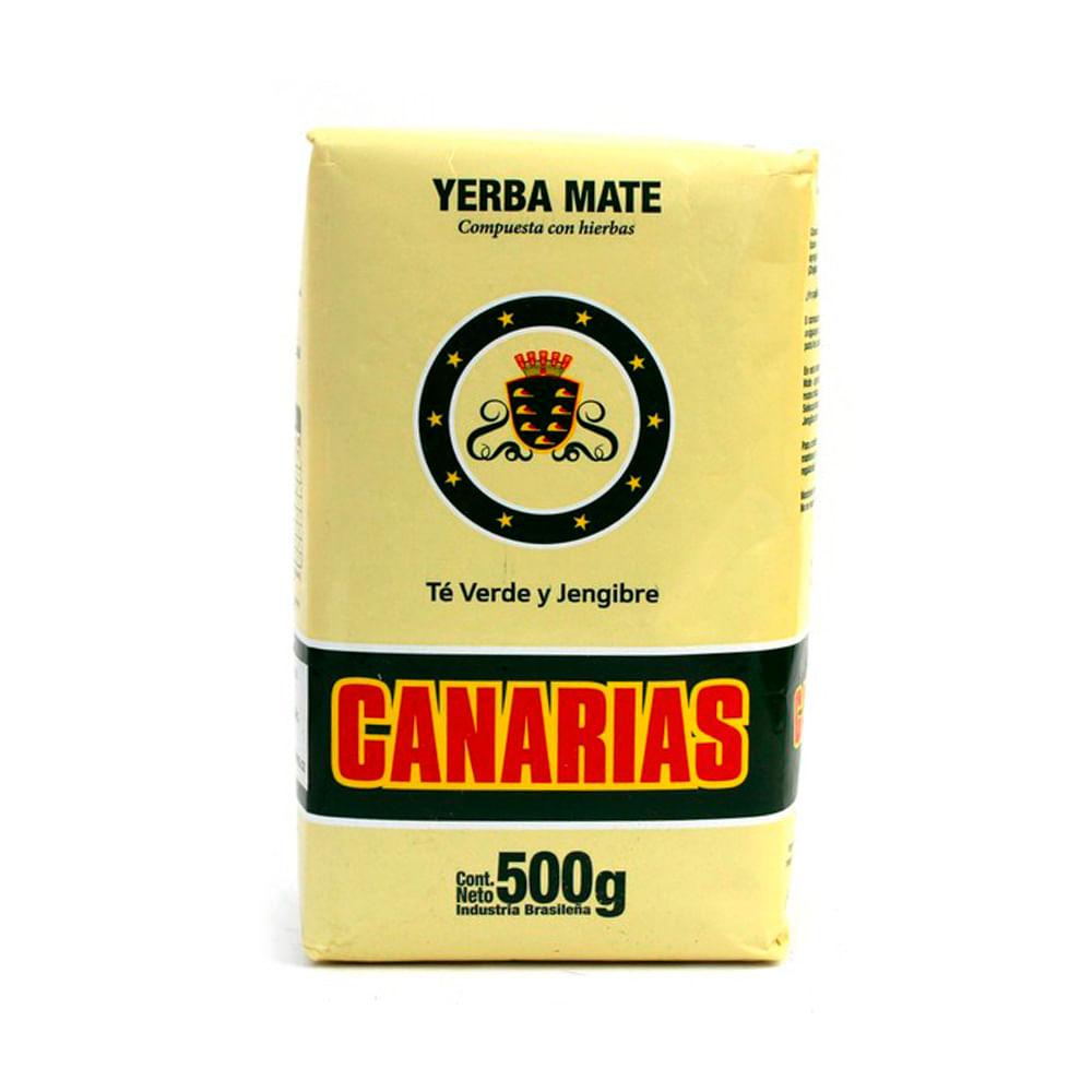 YERBA CANARIAS TE VERDE Y JENGIBRE 500g