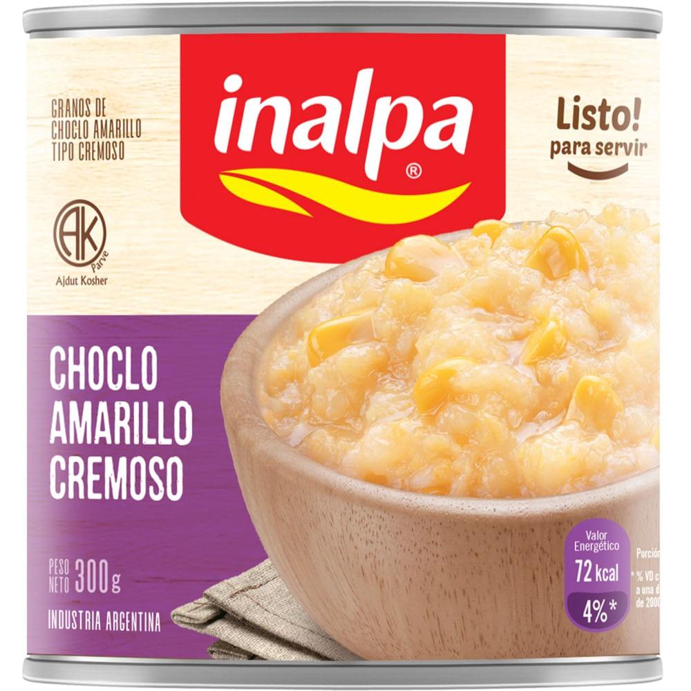 CHOCLO AMARILLO CREM INALPA x 300gr