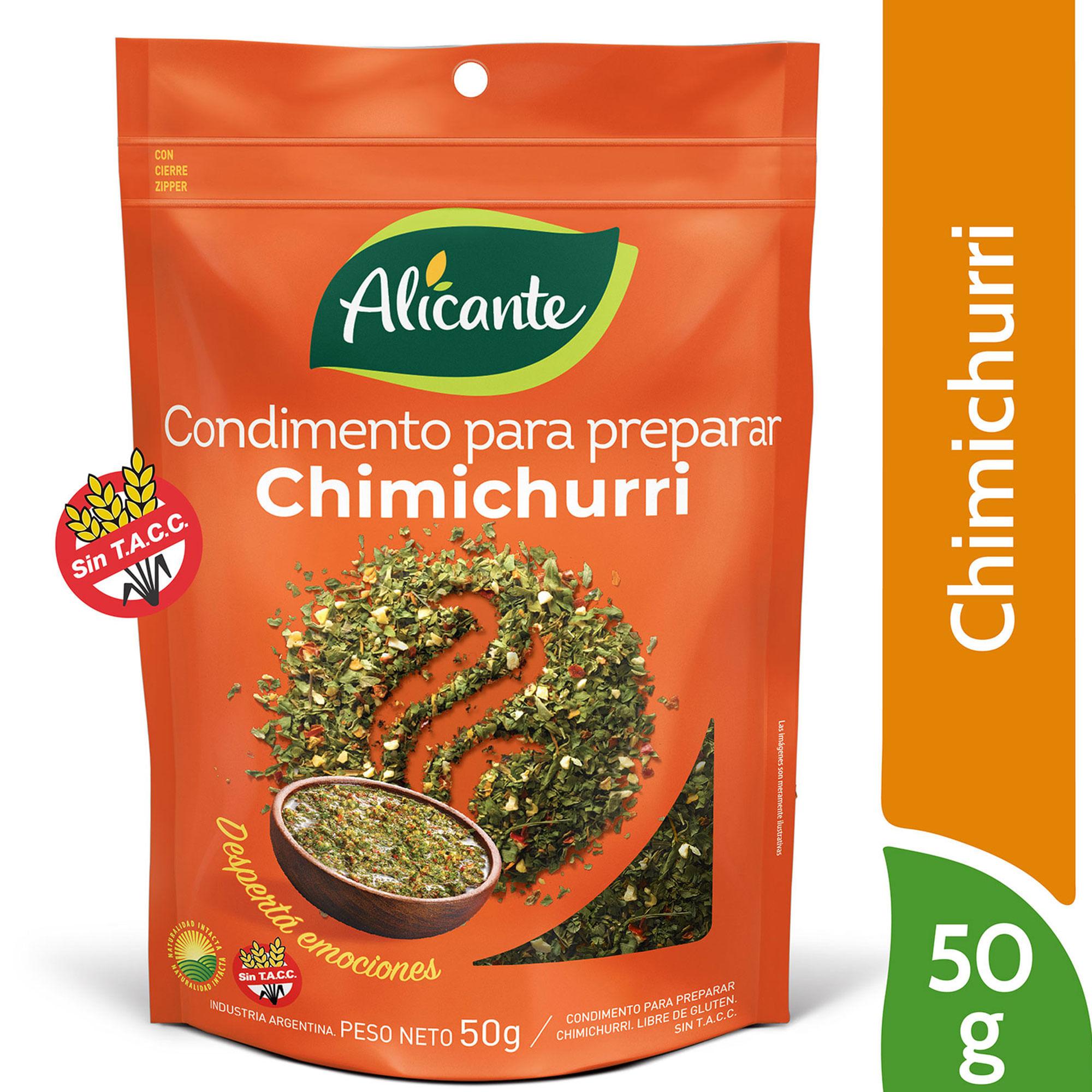 CONDIMENTO P/CHIMICHURRI ALICANTE x 50g
