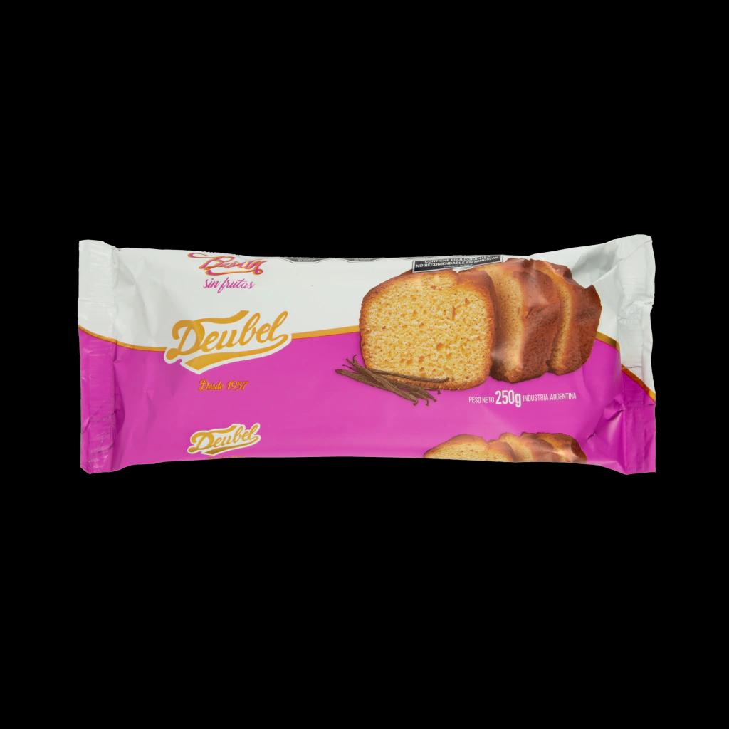 BUDIN S/FRUTAS DEUBEL x 250 g