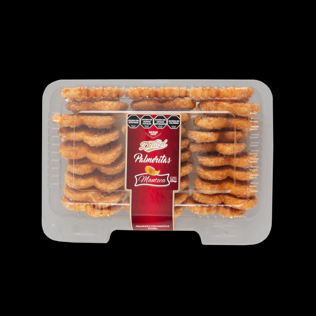 GALLETITAS DEUBEL PALMERITAS MANTECA x 200 g