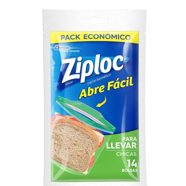BOLSA P/LLEVAR CHICA ZIPLOC x 14u