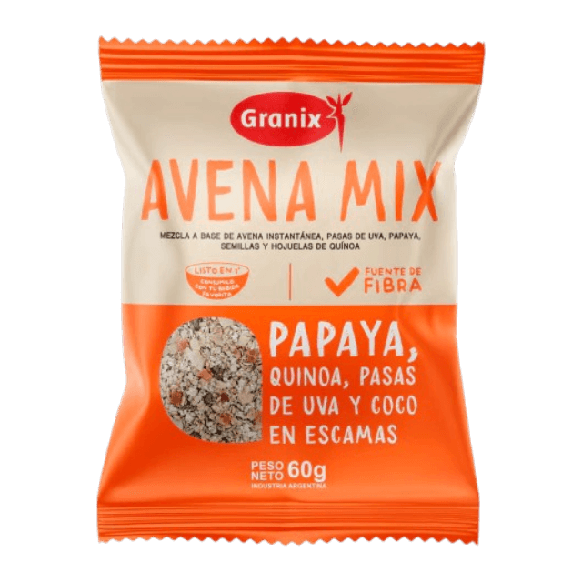 AVENA MIX PAPAYA GRANIX X60GRS