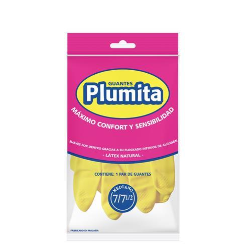 GUANTES PLUMITA MEDIANO x u