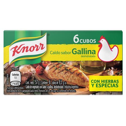 CALDO DE GALLINA KNORR x 2u