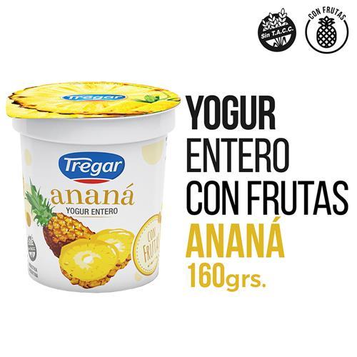 YOGUR ENT ANANA TREGAR x 160g