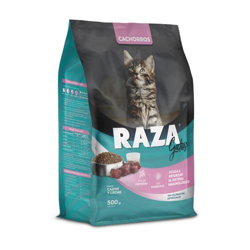 ALIMENTO GATITO CARNE Y LECHE RAZA x 500g