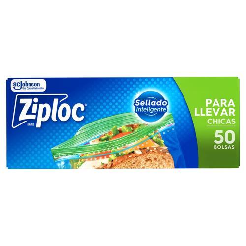 BOLSA P/LLEVAR CHICA ZIPLOC x 50u