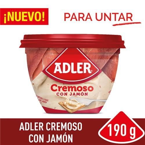 QUESO UNTABLE ADLER JAMON x 190g