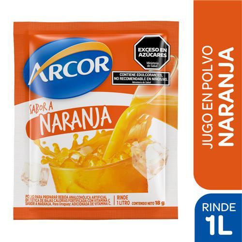 JUGOEN POLVO NARANJA ARCOR x 18g