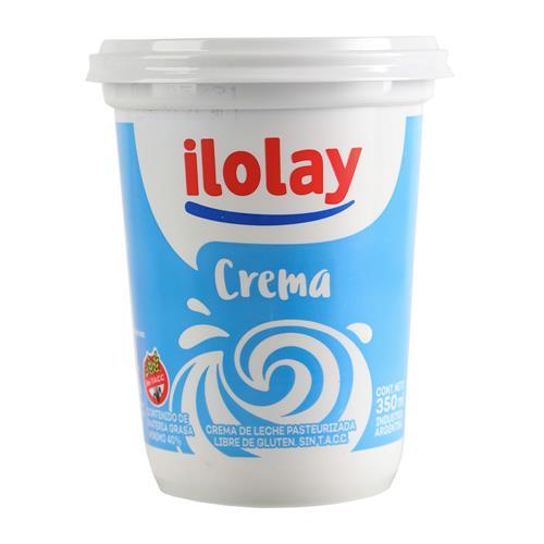CREMA DE LECHE SIMPLE ILOLAY x 350g