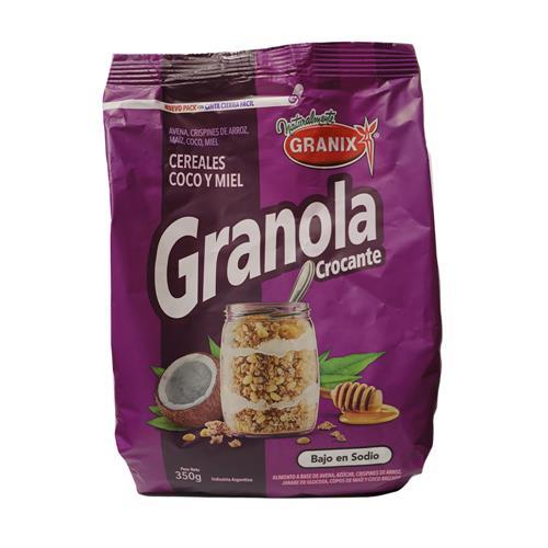 CEREAL GRANOLA CROCANTE GRANIX x 350 g