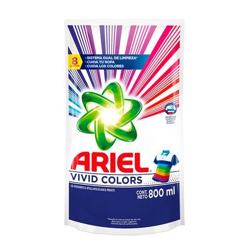 JABON LIQUIDO VIVID COLORS ARIEL DP x800ml