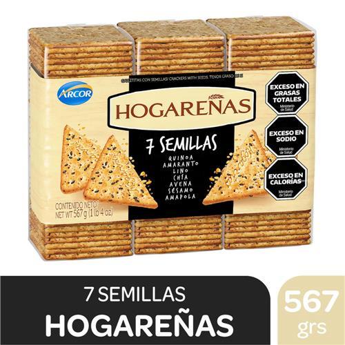 GALLETITAS 7 SEMILLAS HOGAREÑAS x3