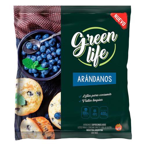 ARANDANOS CONGELADOS GREEN LIFE x 400g