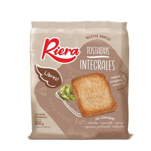 TOSTADAS RIERA INTEGRALES x 200g