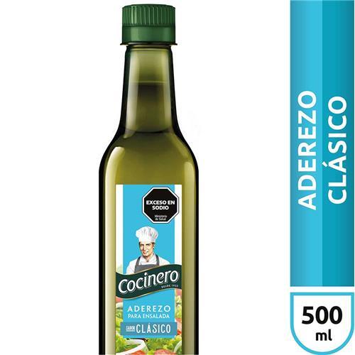 ADEREZO P/ENSALADA LIGHT CLASICO COCINERO x 500ml