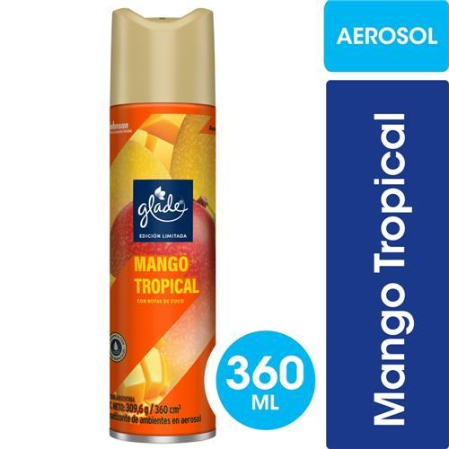 DESODORANTE DE AMB MANGO TROPICAL GLADE X360