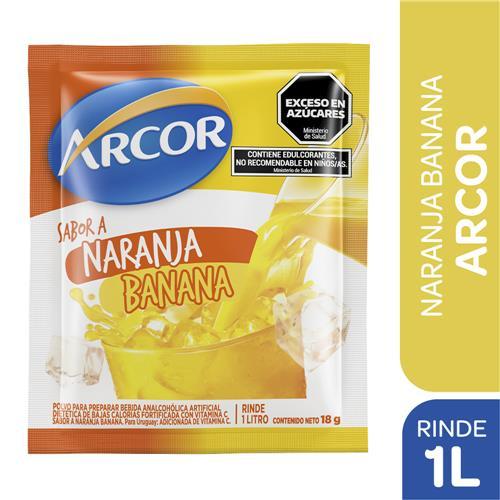 SOBRE JUGO EN POLVO ARCOR NARANJA BANANA XU