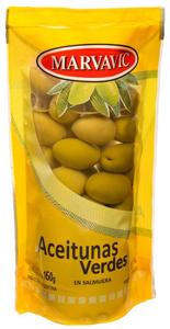 ACEITUNAS VERDE DESC FRASCO MARVAVIC x 330gs