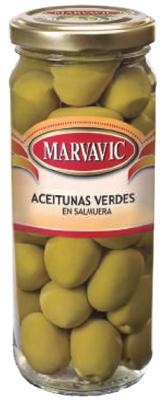 ACEITUNA VERDE N1 FRASCO MARVAVIC x 330g